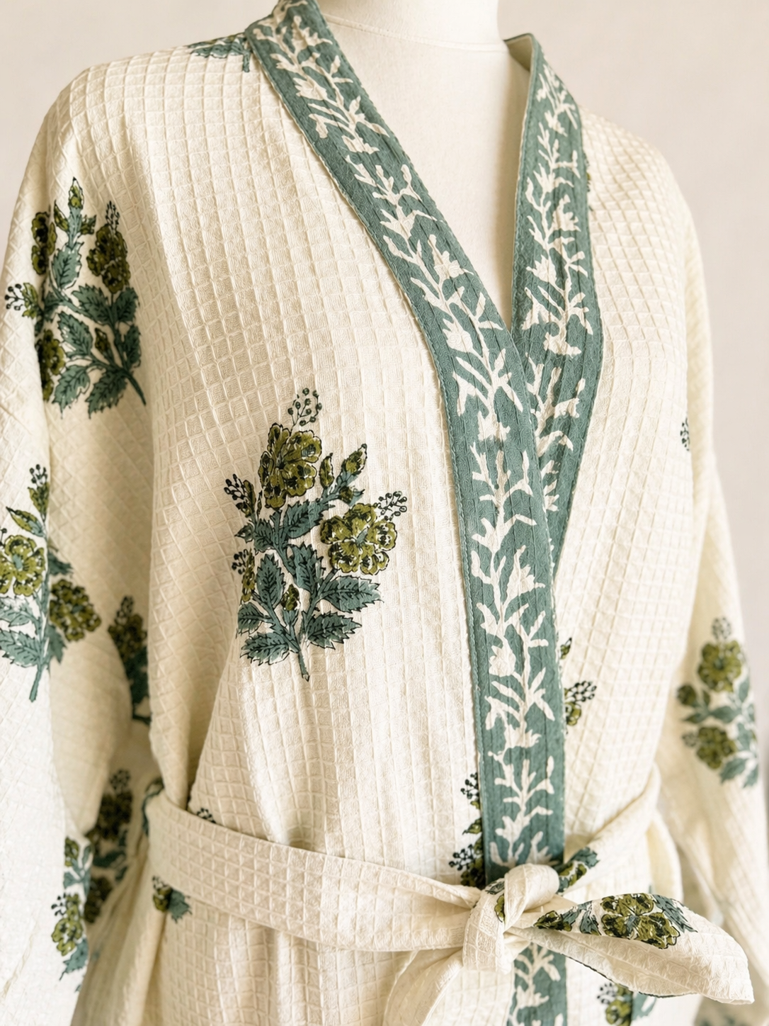 Green Poppy Robe