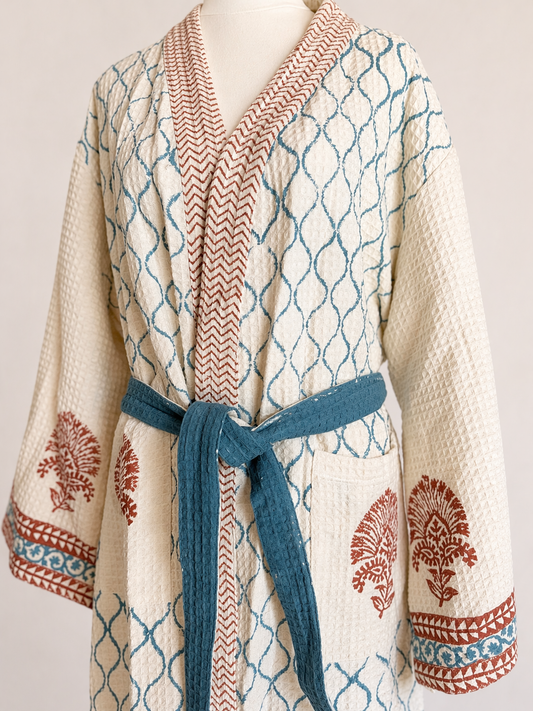 Palm Waves Robe