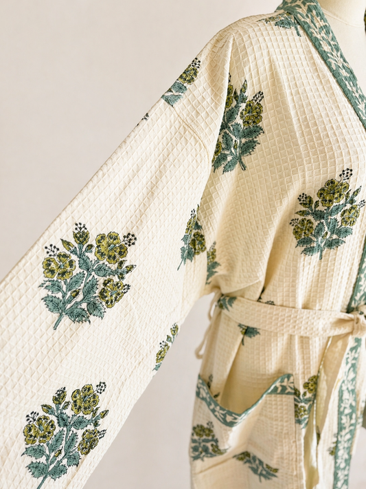 Green Poppy Robe