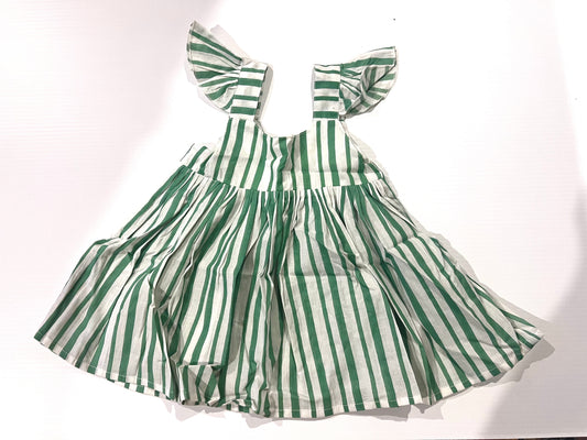 Green Stripe Dress