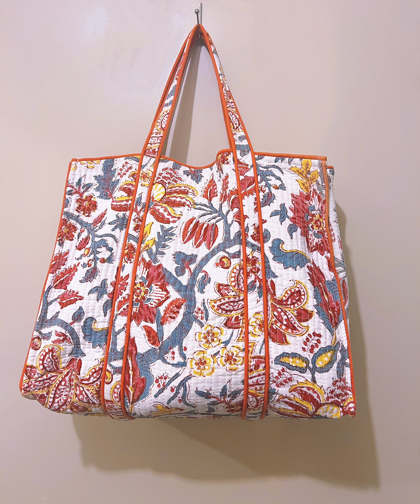 Boho Quilted Tote Bags