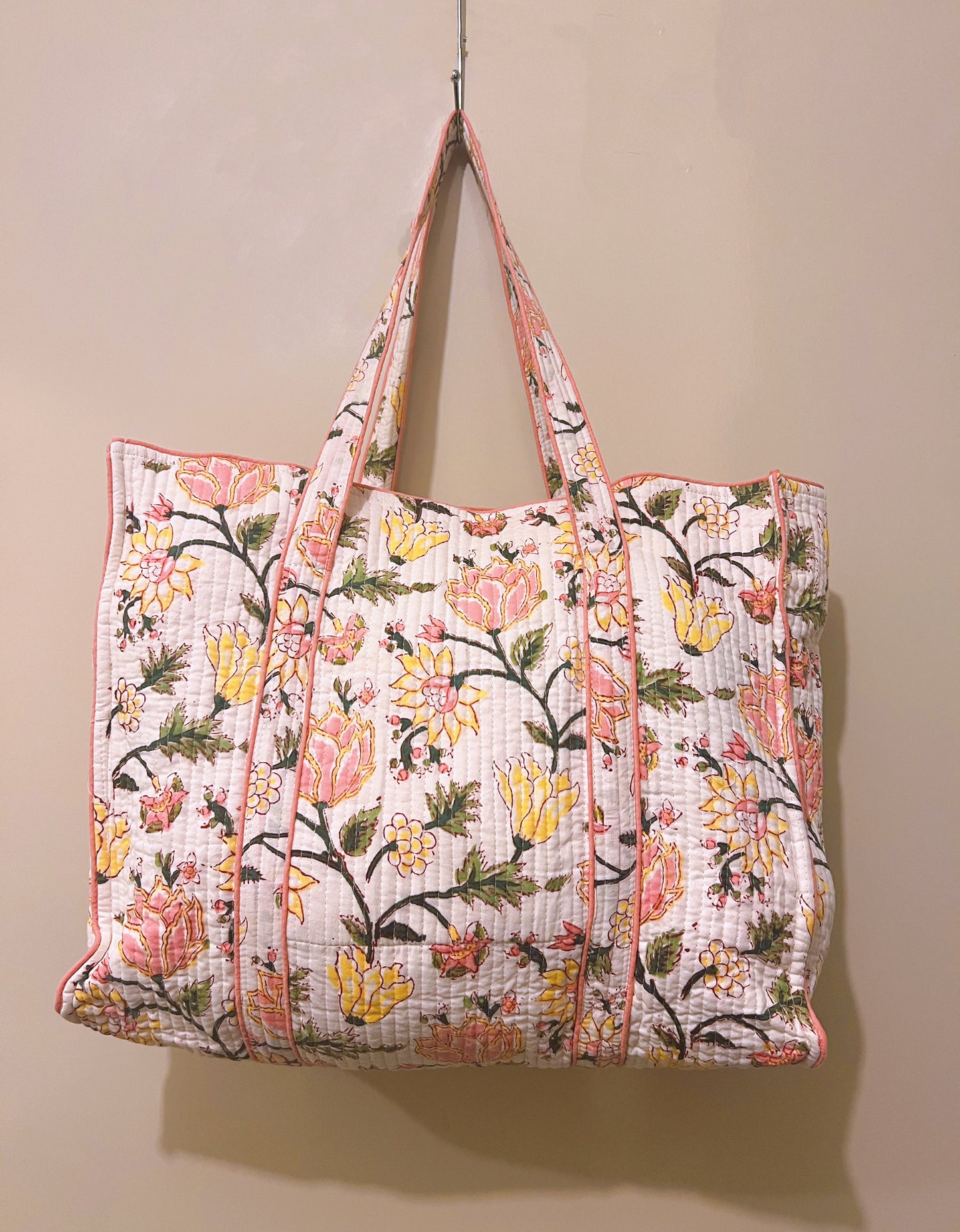 Boho Quilted Tote Bags