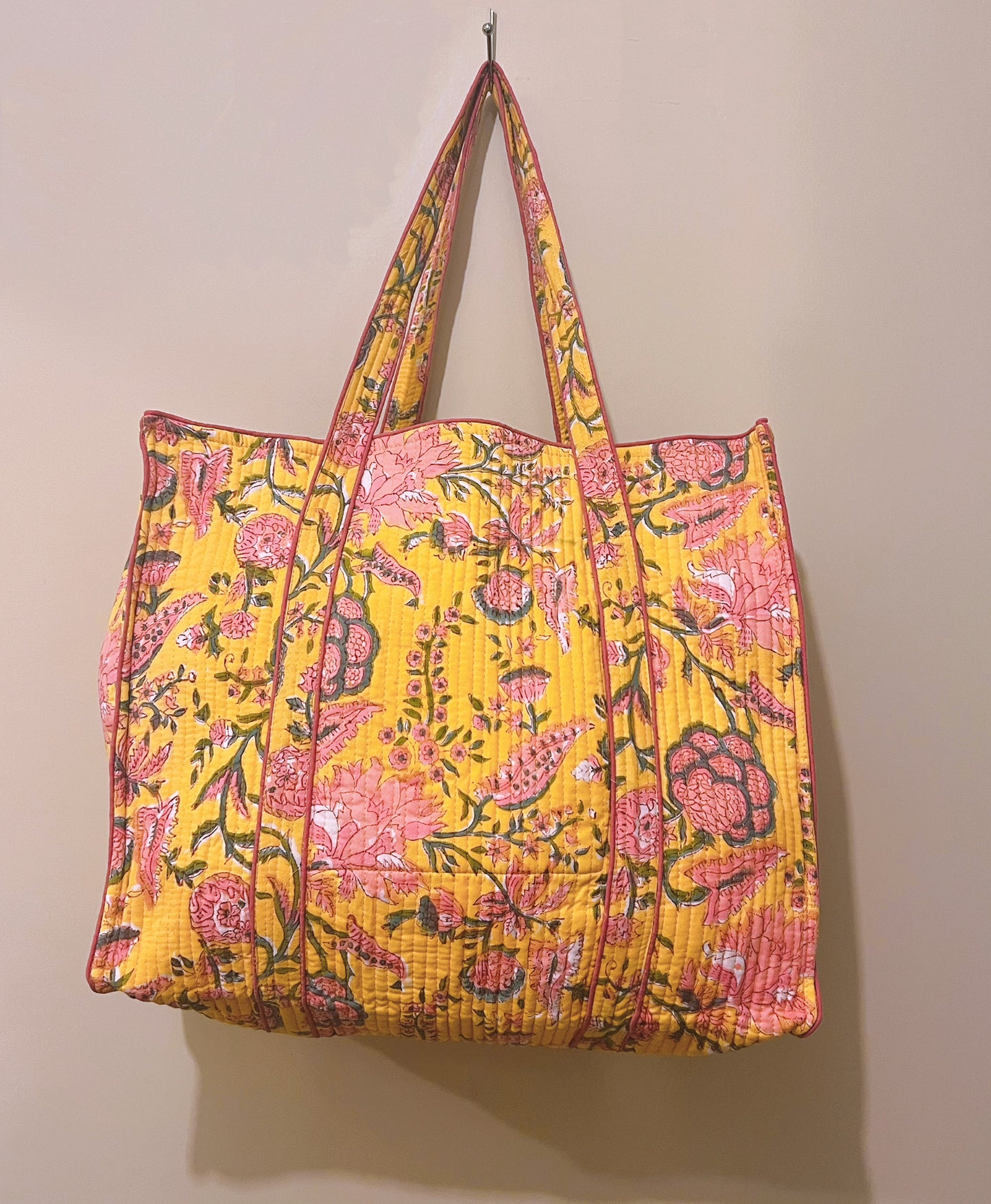 Boho Quilted Tote Bags