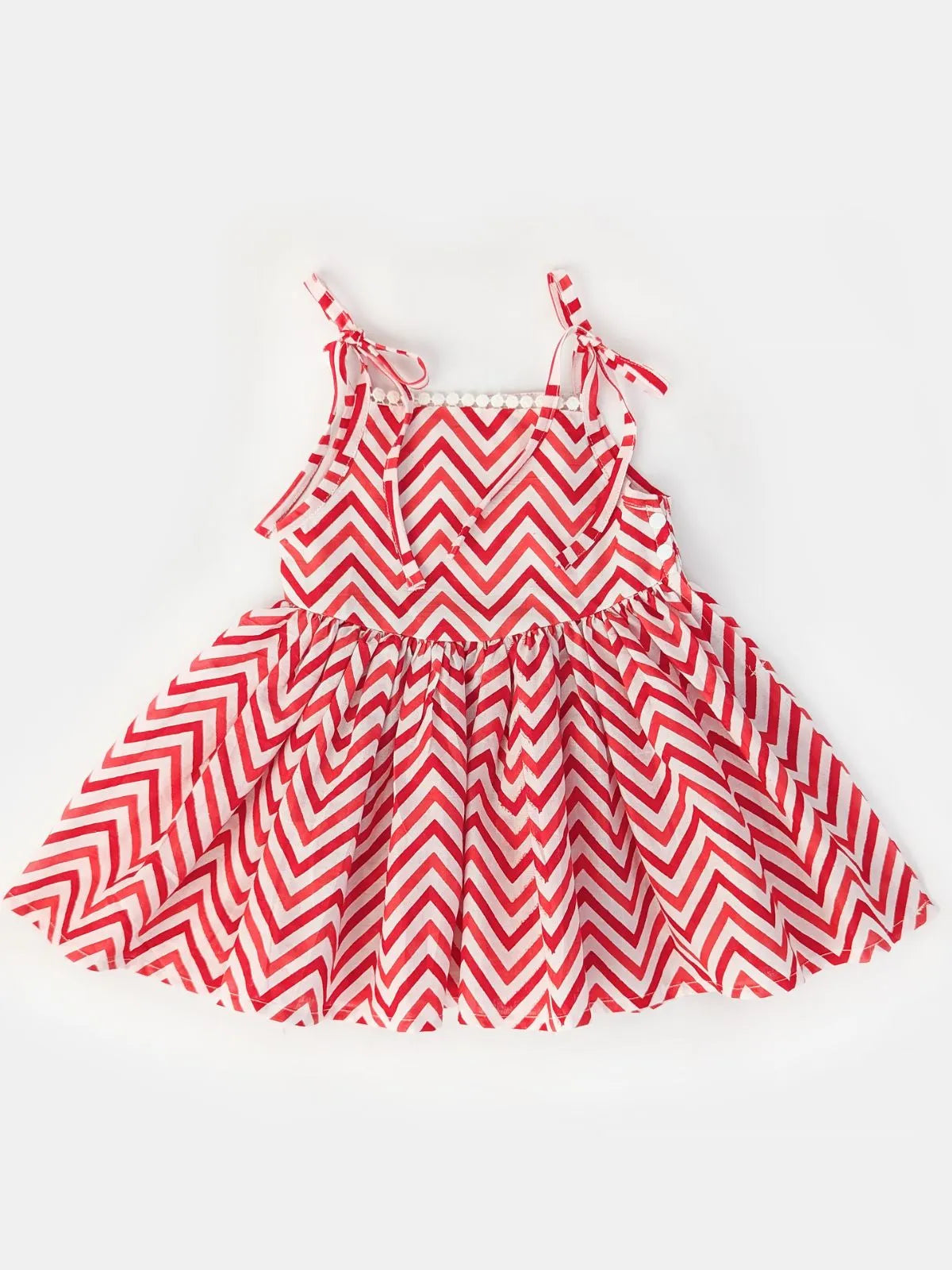 Pink Chevron Dress