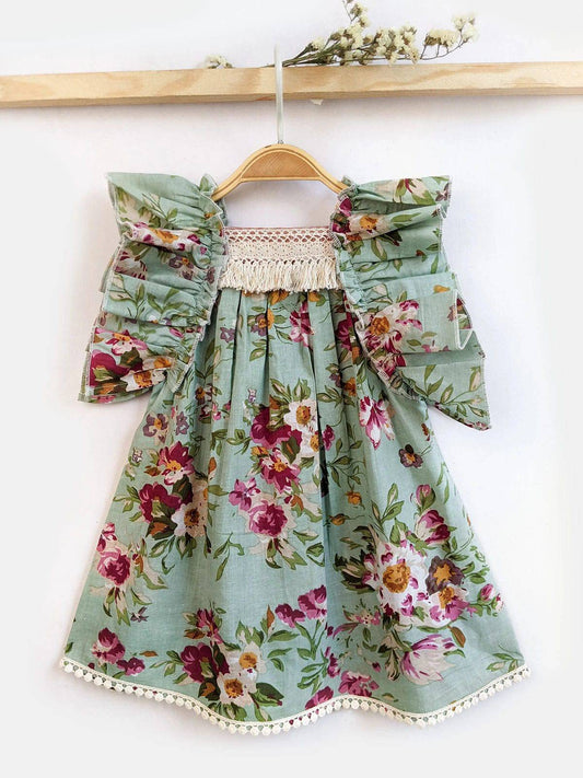 Callie Green Dress